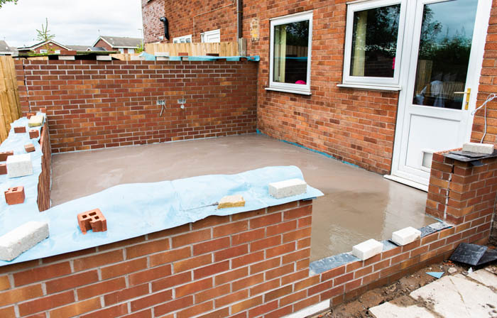 Conservatory Base Construction in Worksop